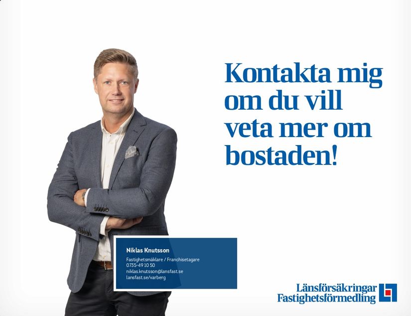 Tomt, Lalatoftsvägen 11, Tvååker, Varberg