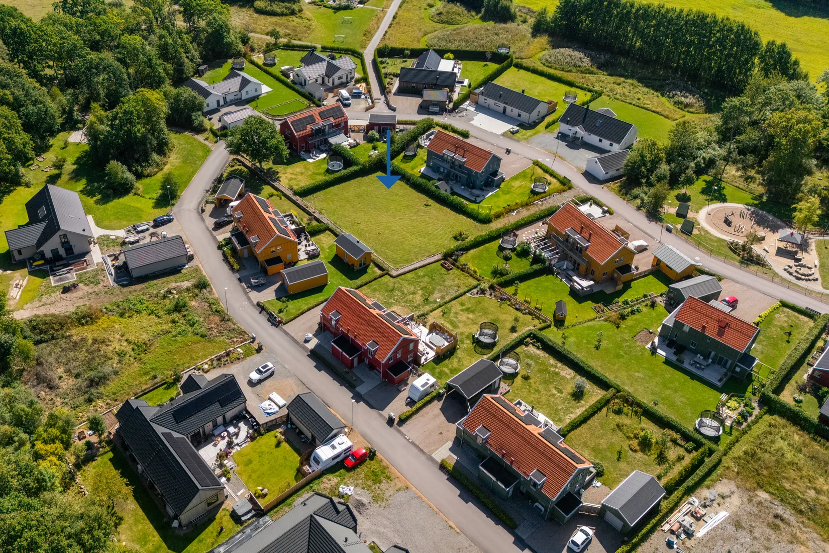 Tomt, Lalatoftsvägen 11, Tvååker, Varberg