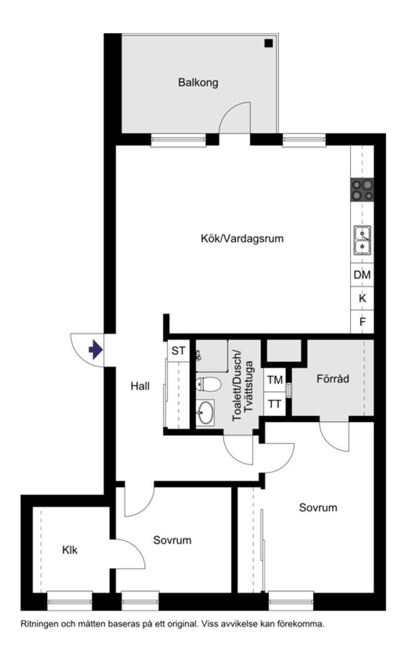Bostadsrätt, Gyhultsvägen 46, Mariastaden, Helsingborg