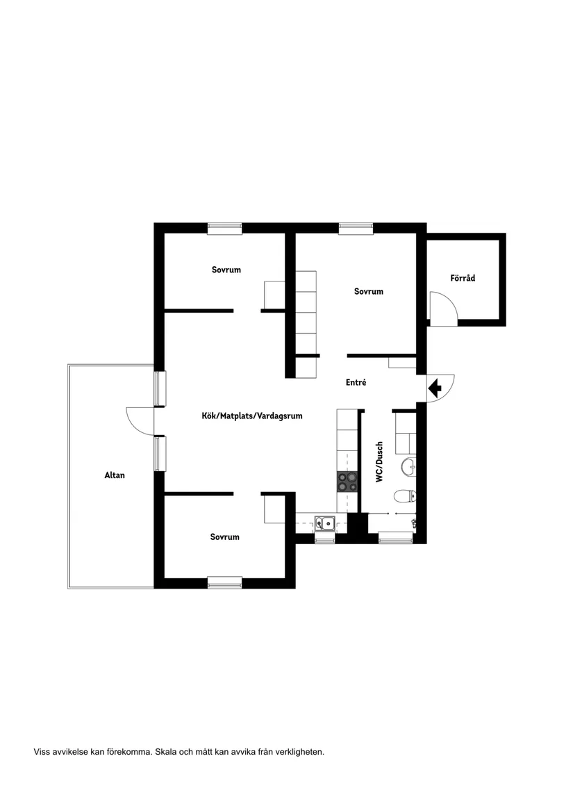 Bostadsrätt, Jägartorpsvägen 3A, Jägartorpet, Karlstad