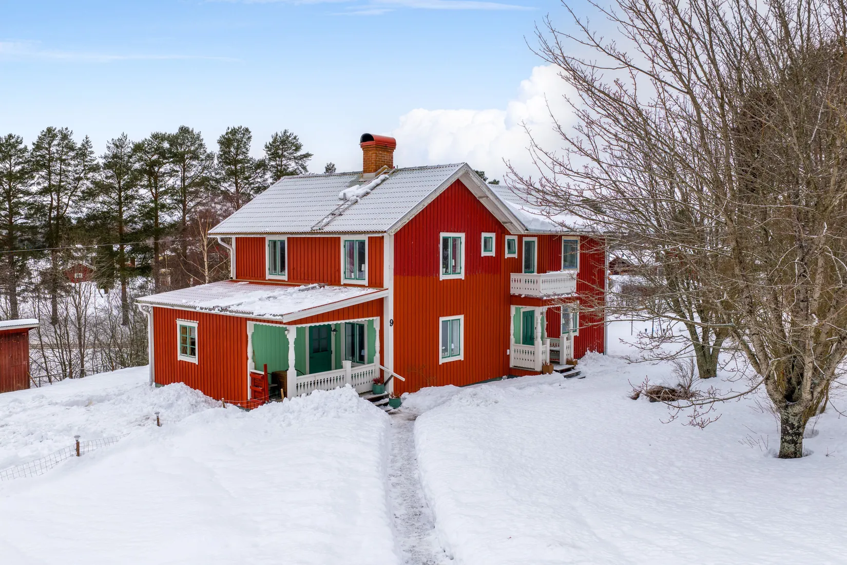 Villa, Skinnarbacken 9, Slättberg, Orsa