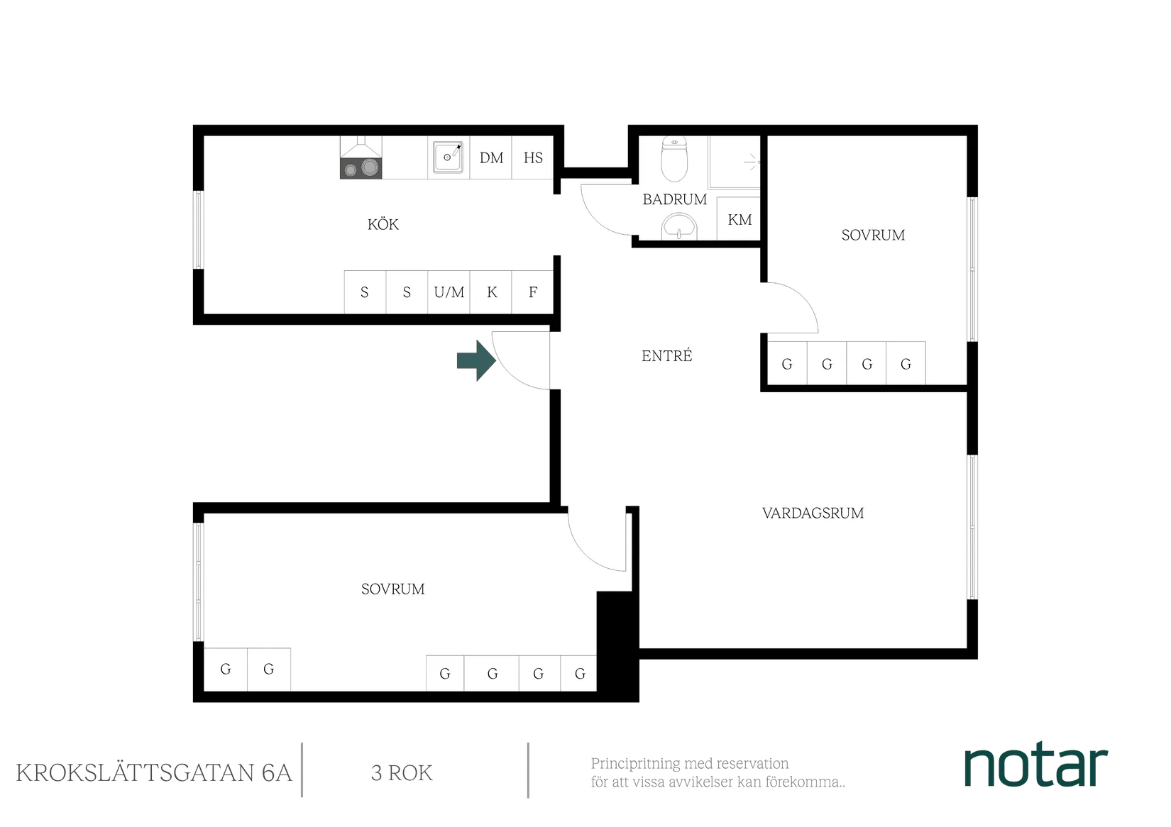 Bostadsrätt, Krokslättsgatan 6A, Mölndal