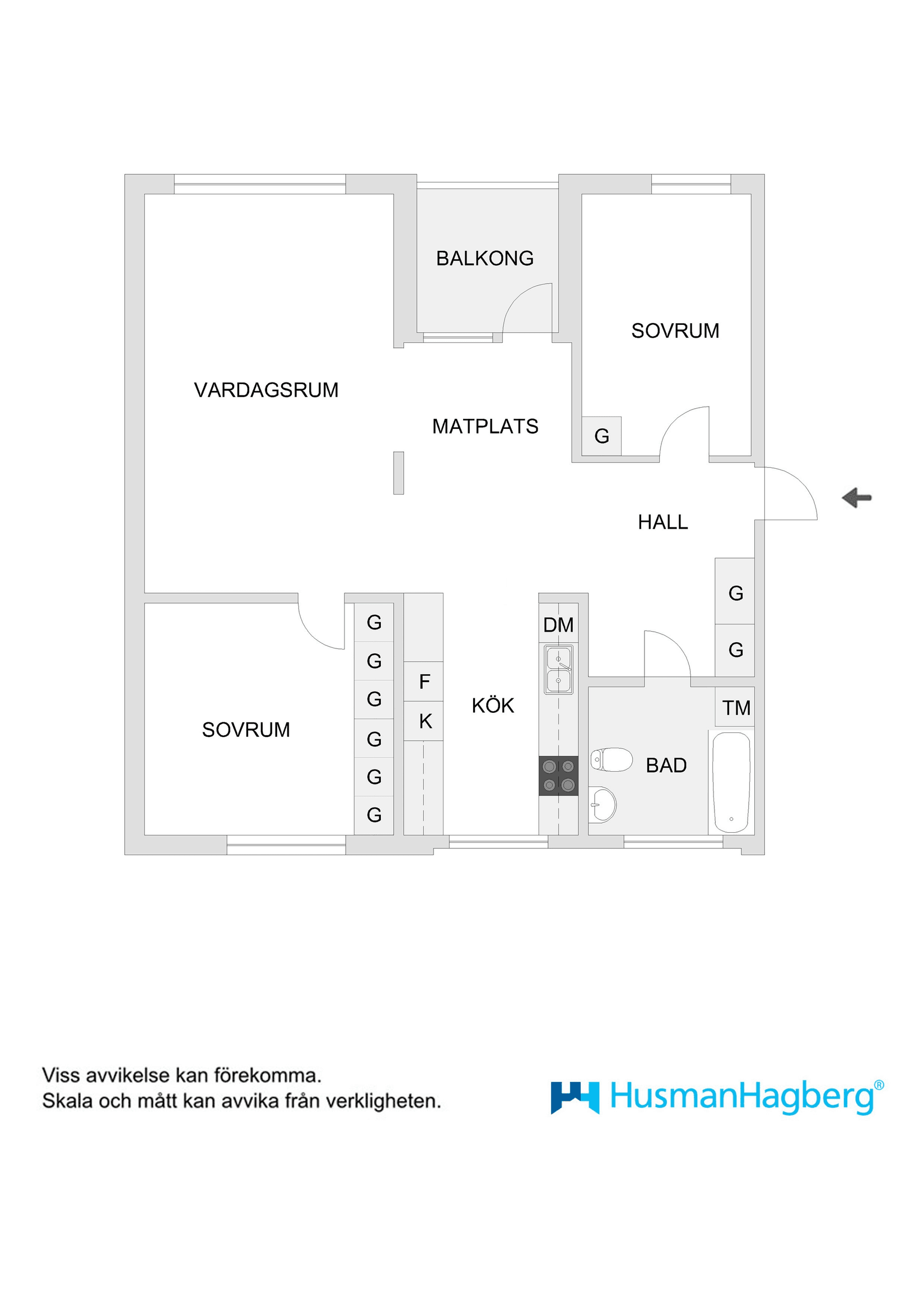 Bostadsrätt, Kemigränd 25, Ålidhem, Umeå