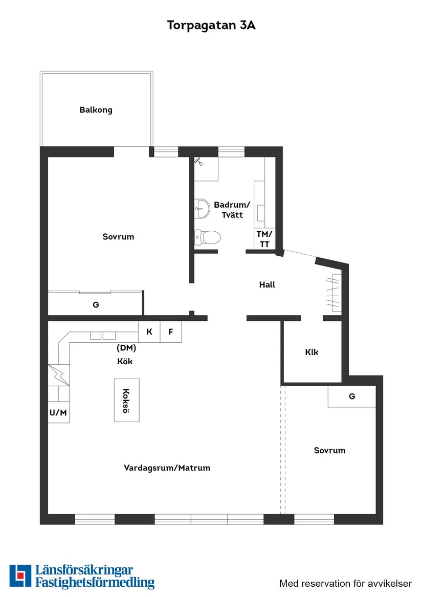 Bostadsrätt, Torpagatan 3A, Torpa, Jönköping