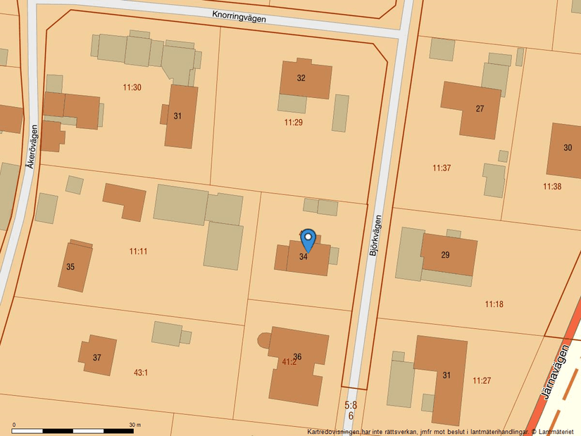 Villa, Björkvägen 34, Åkerö, Leksand