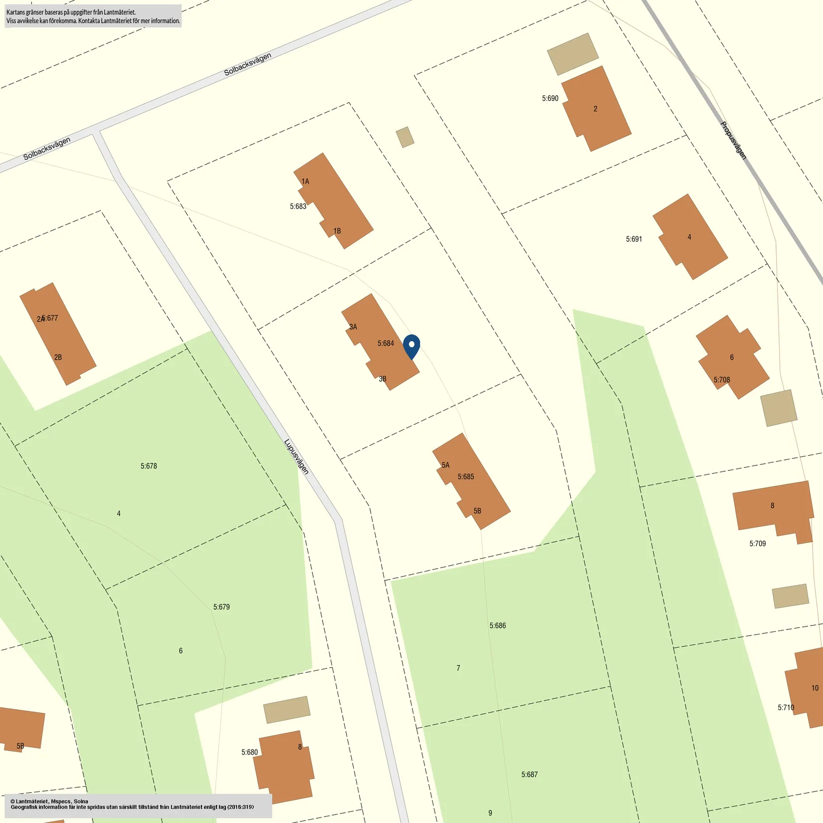 Bostadsrätt, Lupusvägen 3B, Storhogna, Berg