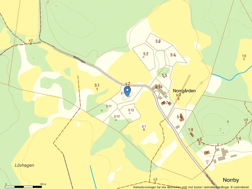 Tomt, Norrbyvägen 37, Rö, Norrtälje