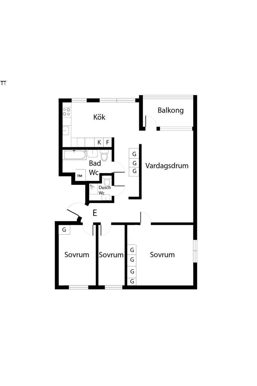 Bostadsrätt, Vallavägen 123, Haninge