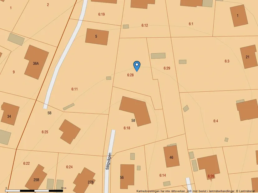 Tomt, Sälgvägen, Ensta, Täby