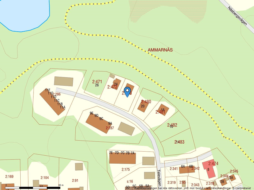 Fritidshus, Televägen 22, Ammarnäs, Sorsele