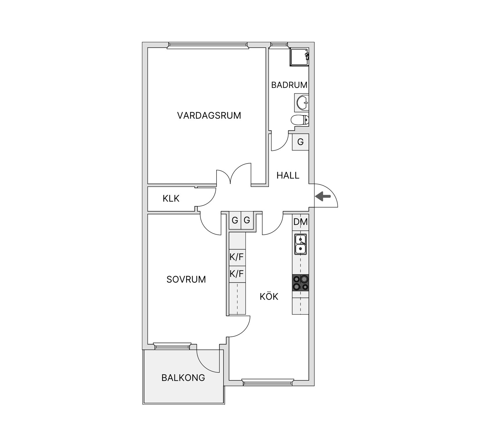 Bostadsrätt, Trebackalånggatan 86, Hässleholm - Ljungdala, Hässleholm