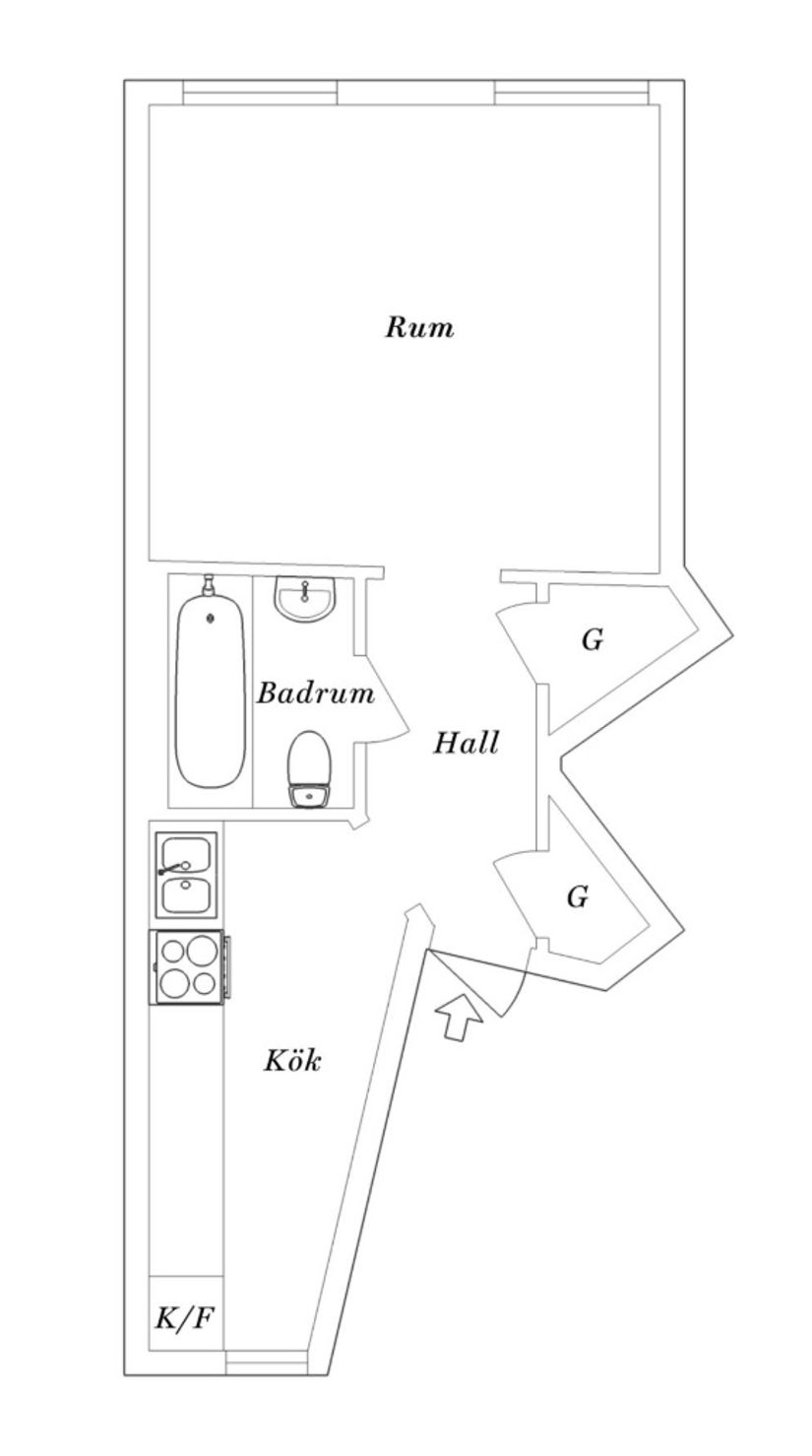 Bostadsrätt, Paradisgatan 25Q, Gamla Masthugget, Göteborg