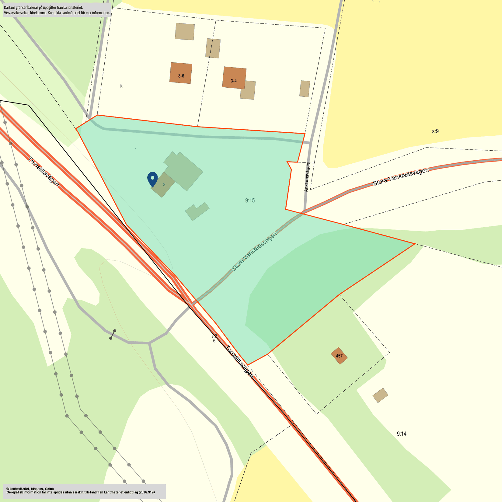 Villa, Stora Vanstadsvägen 3, Anklam, Sjöbo