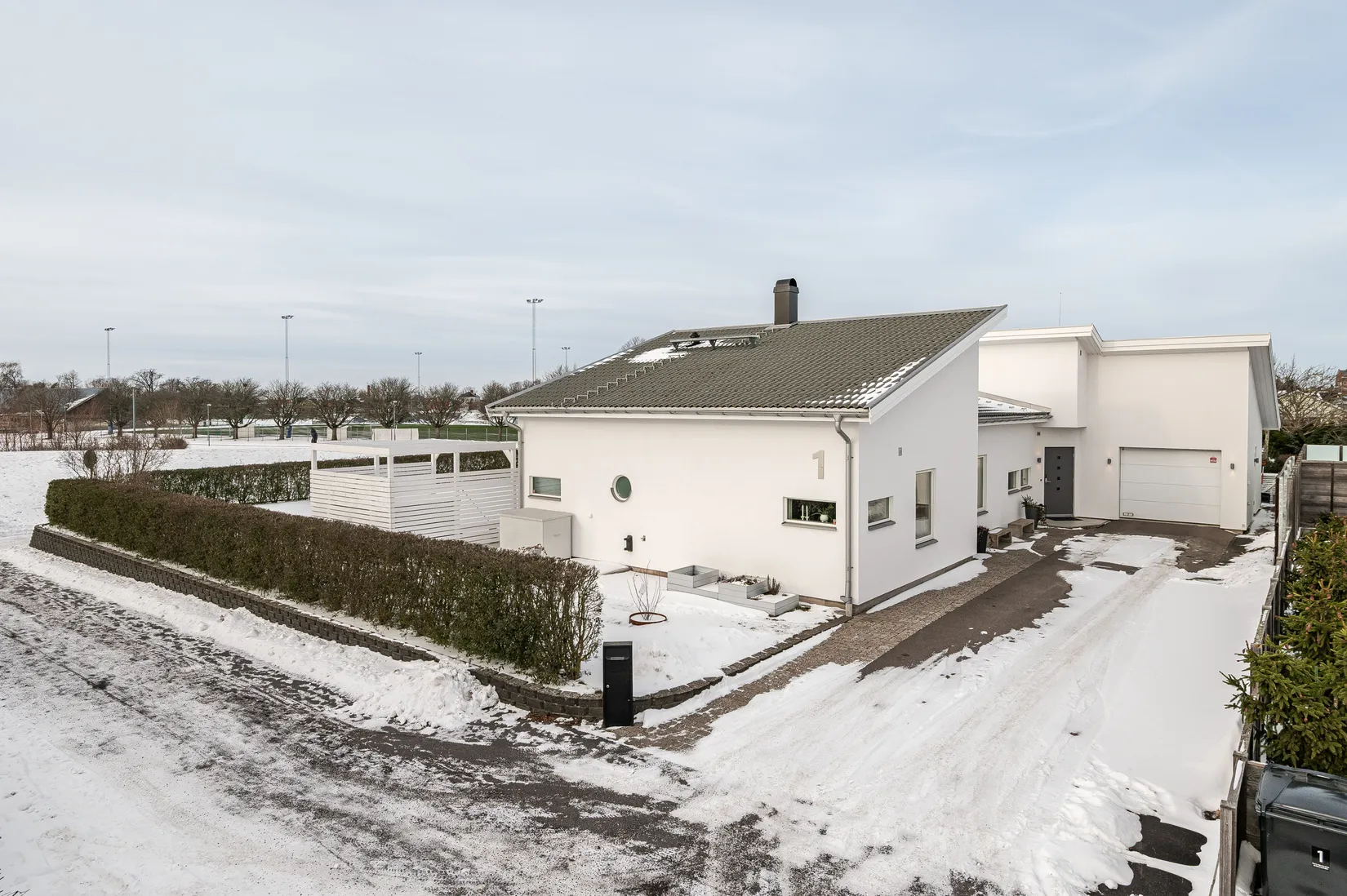 Villa, Karin Månsdotters gata 1, Drottningmarken, Vadstena