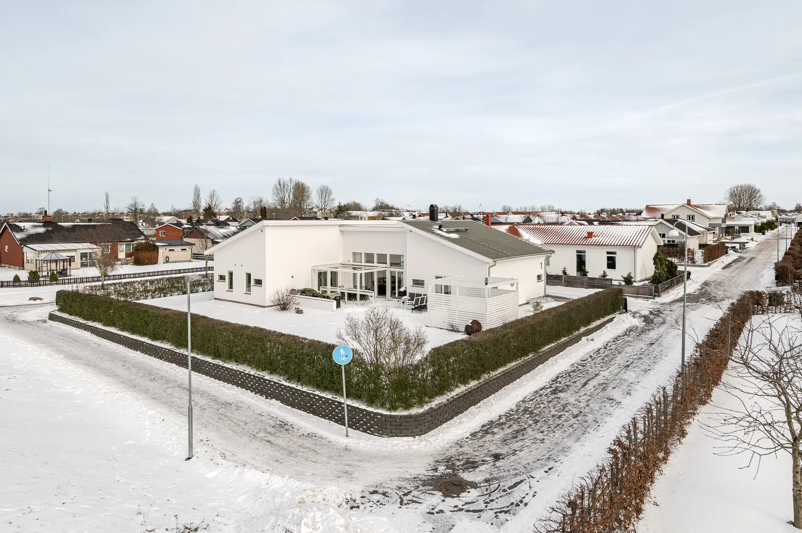 Villa, Karin Månsdotters gata 1, Drottningmarken, Vadstena