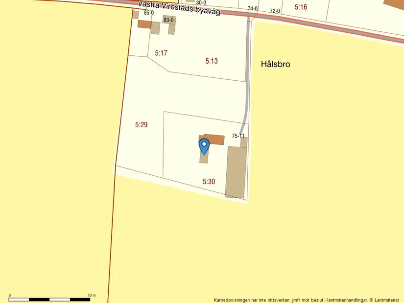 Villa, Västra Virestads byaväg 75-11, Västra Virestad, Trelleborg