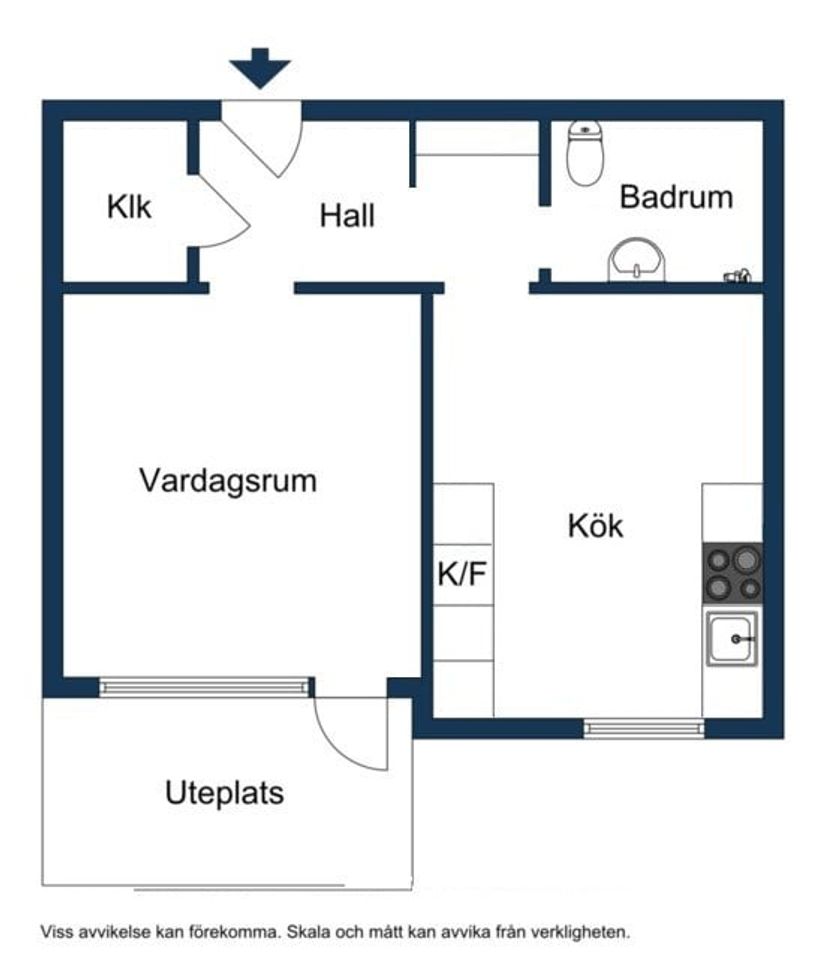 Bostadsrätt, Västra Bangatan 47 C, Centrala Märsta, Sigtuna