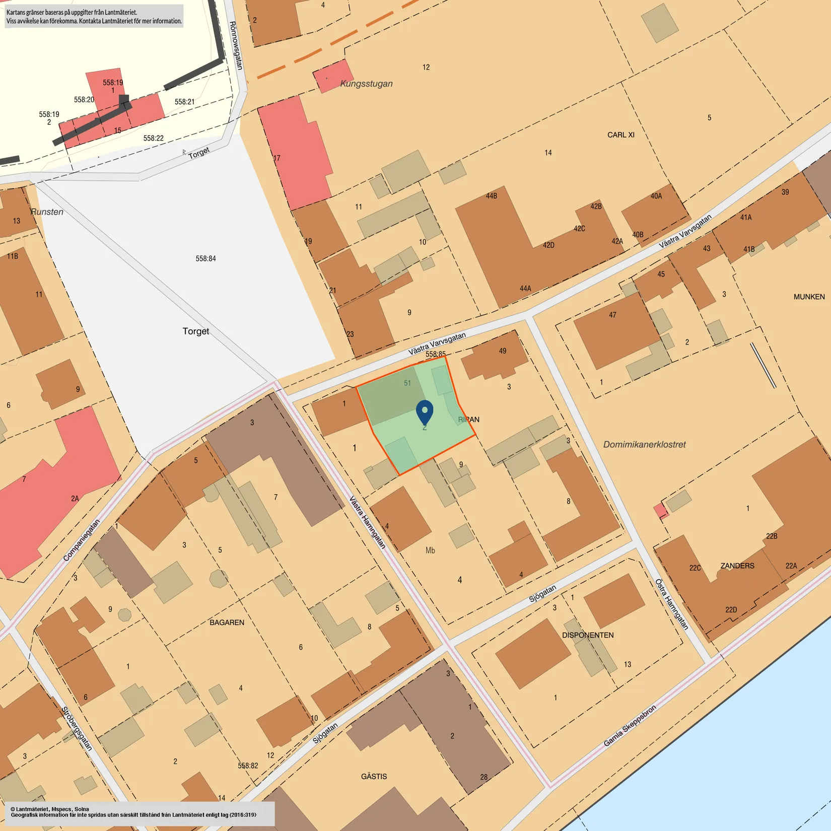 Villa, Västra Varvsgatan 51, Åhus - Centralt, Kristianstad