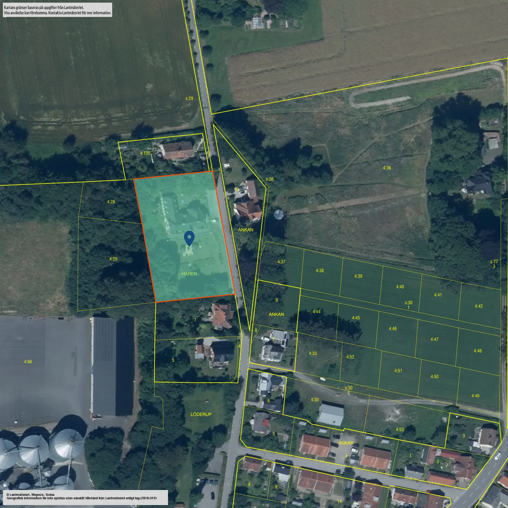 Villa, Gyllerupsvägen 17, Löderup, Ystad
