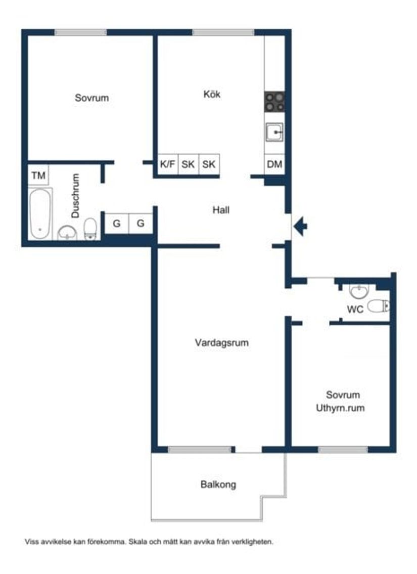 Bostadsrätt, Vidargatan 3, Märsta - Valsta, Sigtuna