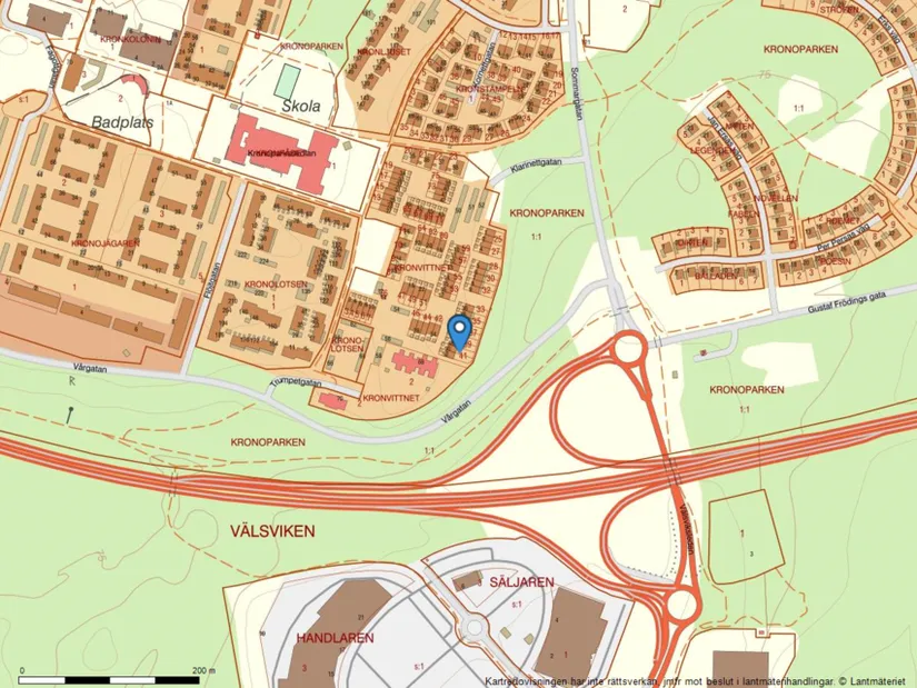 Villa, Radhus, Trumpetgatan 48, Kronoparken, Karlstad