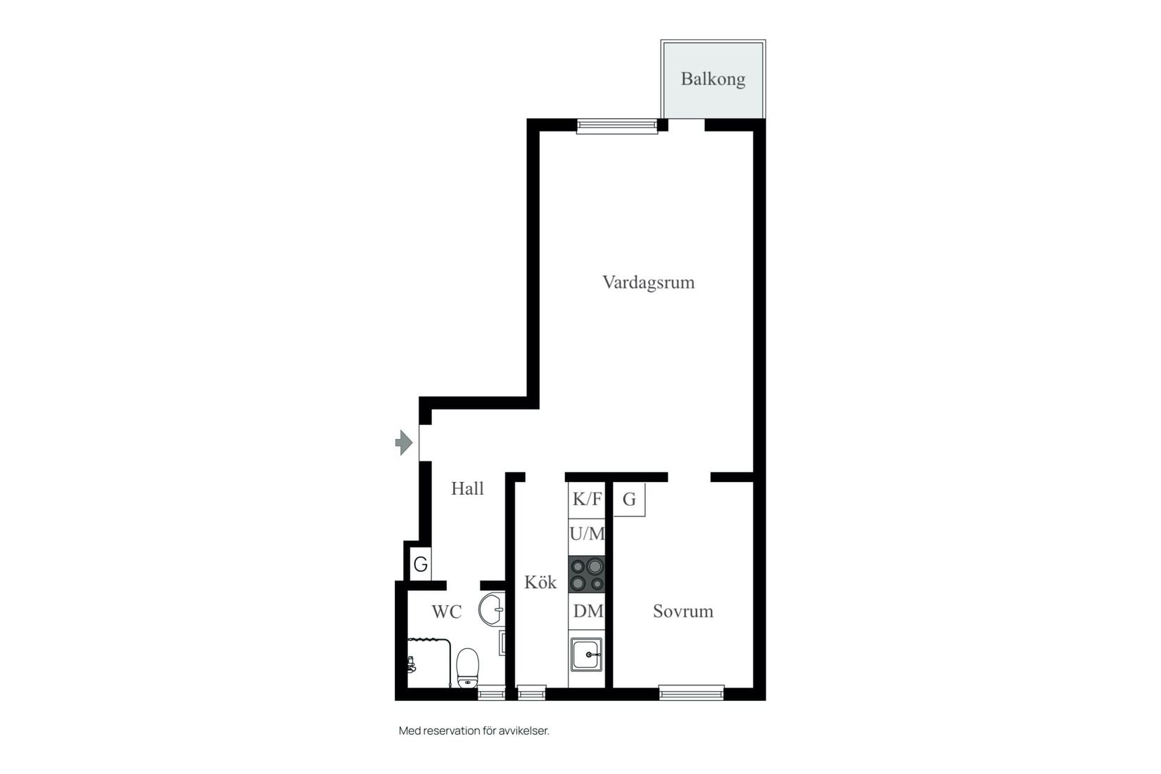 Bostadsrätt, Kalmgatan 6, Hammarbyhöjden, Stockholm