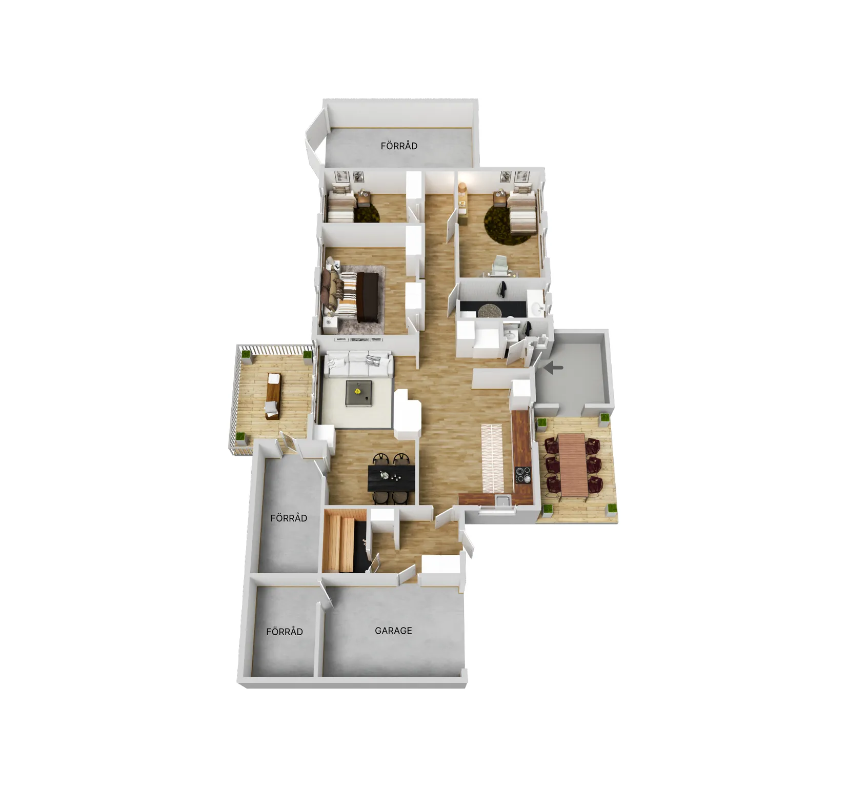 Villa, Åkergatan 40, Centrala Haparanda, Haparanda