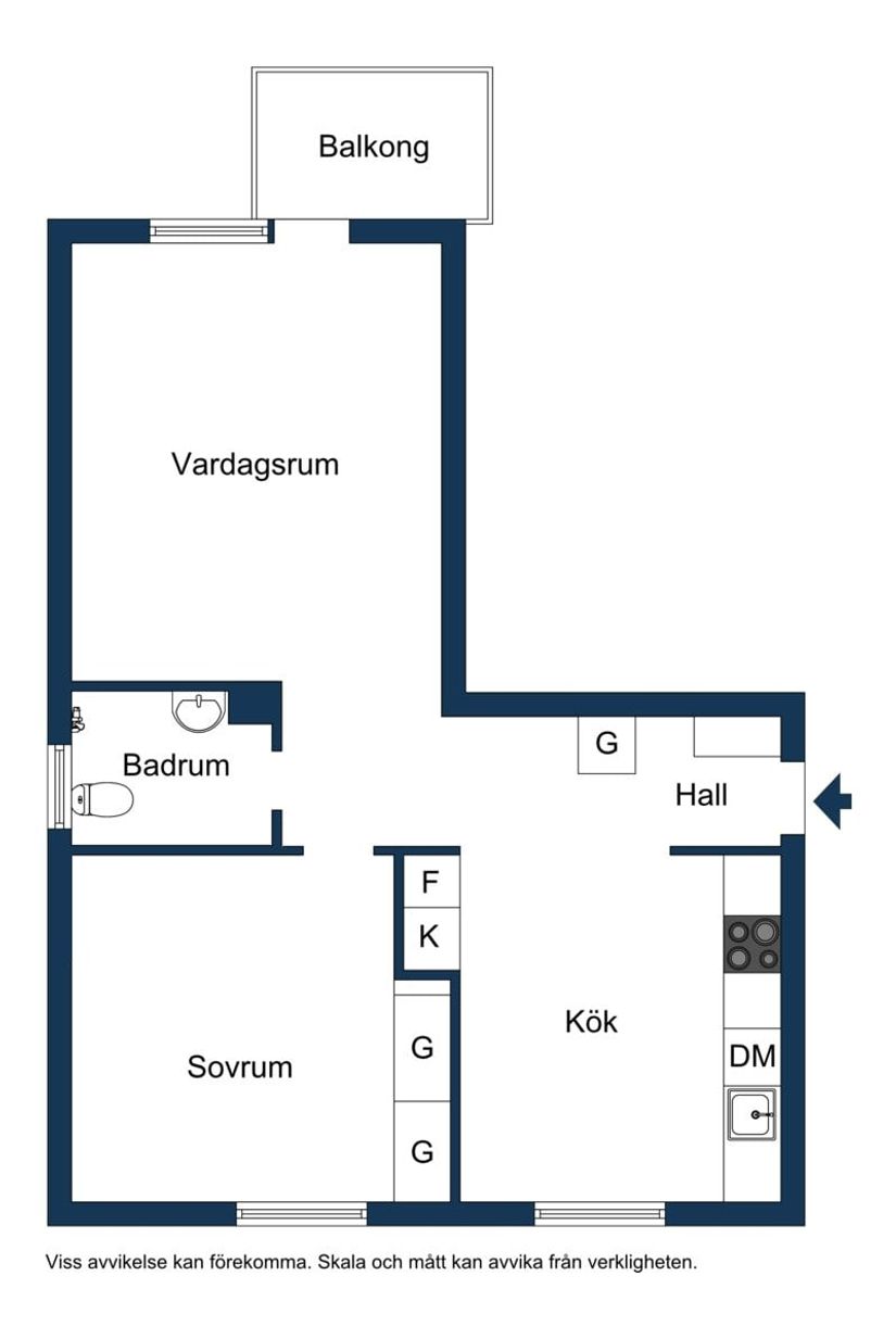Bostadsrätt, Odenvägen 5, Centrala Märsta, Sigtuna