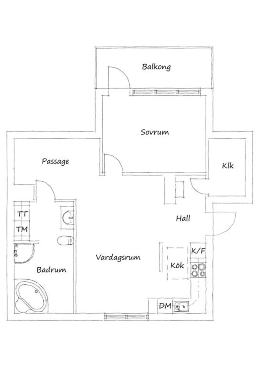 Bostadsrätt, Råbyvägen 24, Kapellgärdet, Uppsala