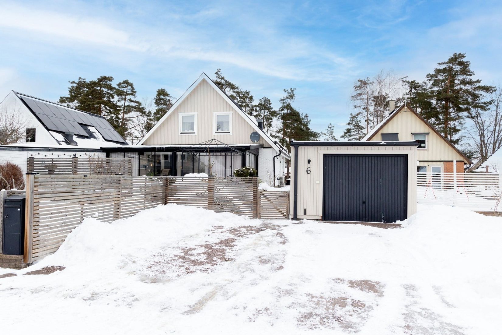 Radhus, Vesslestigen 6, Kristineberg, Oskarshamn