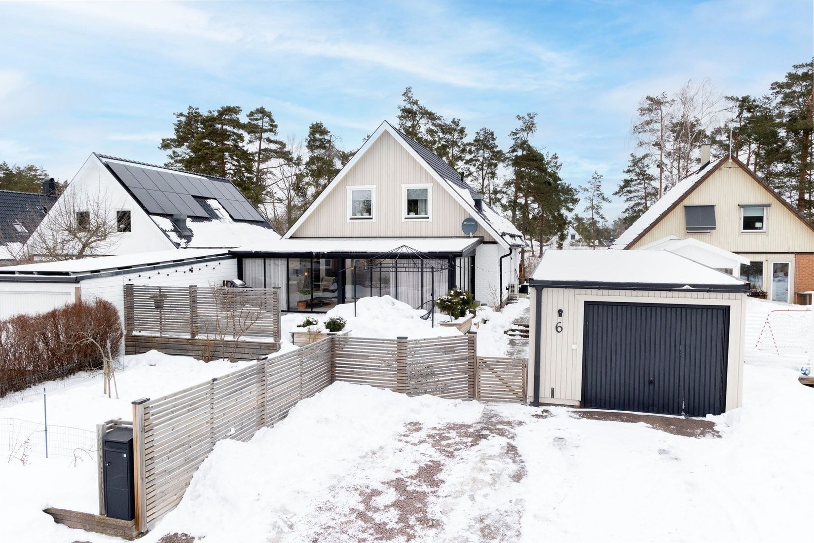 Radhus, Vesslestigen 6, Kristineberg, Oskarshamn