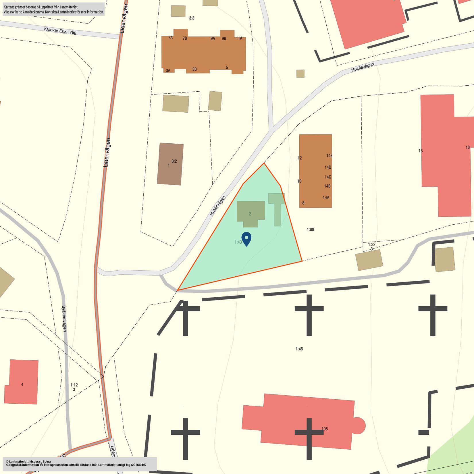 Villa, Husåsvägen 2, Liden, Sundsvall