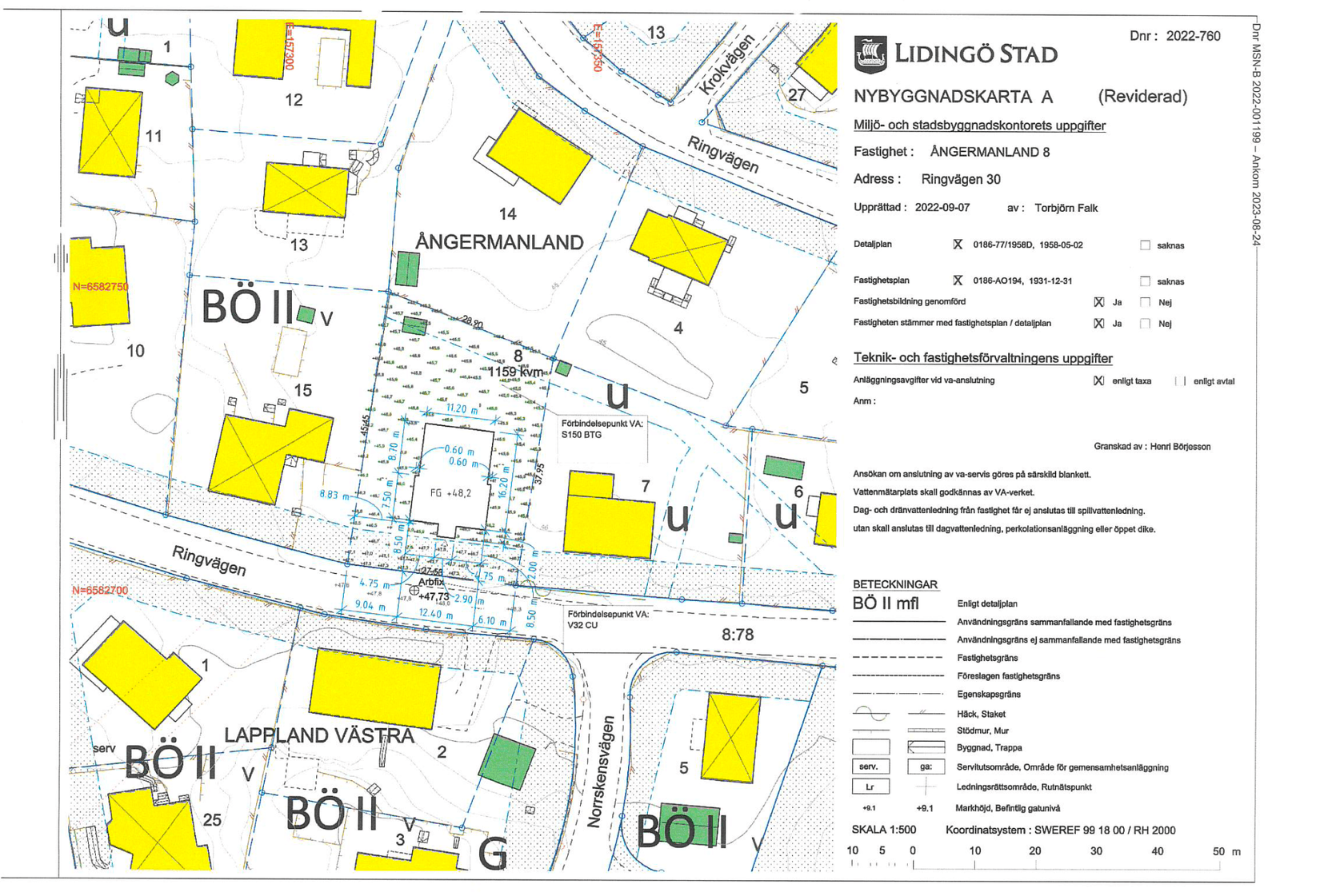 Tomt, Ringvägen 30, Lidingö