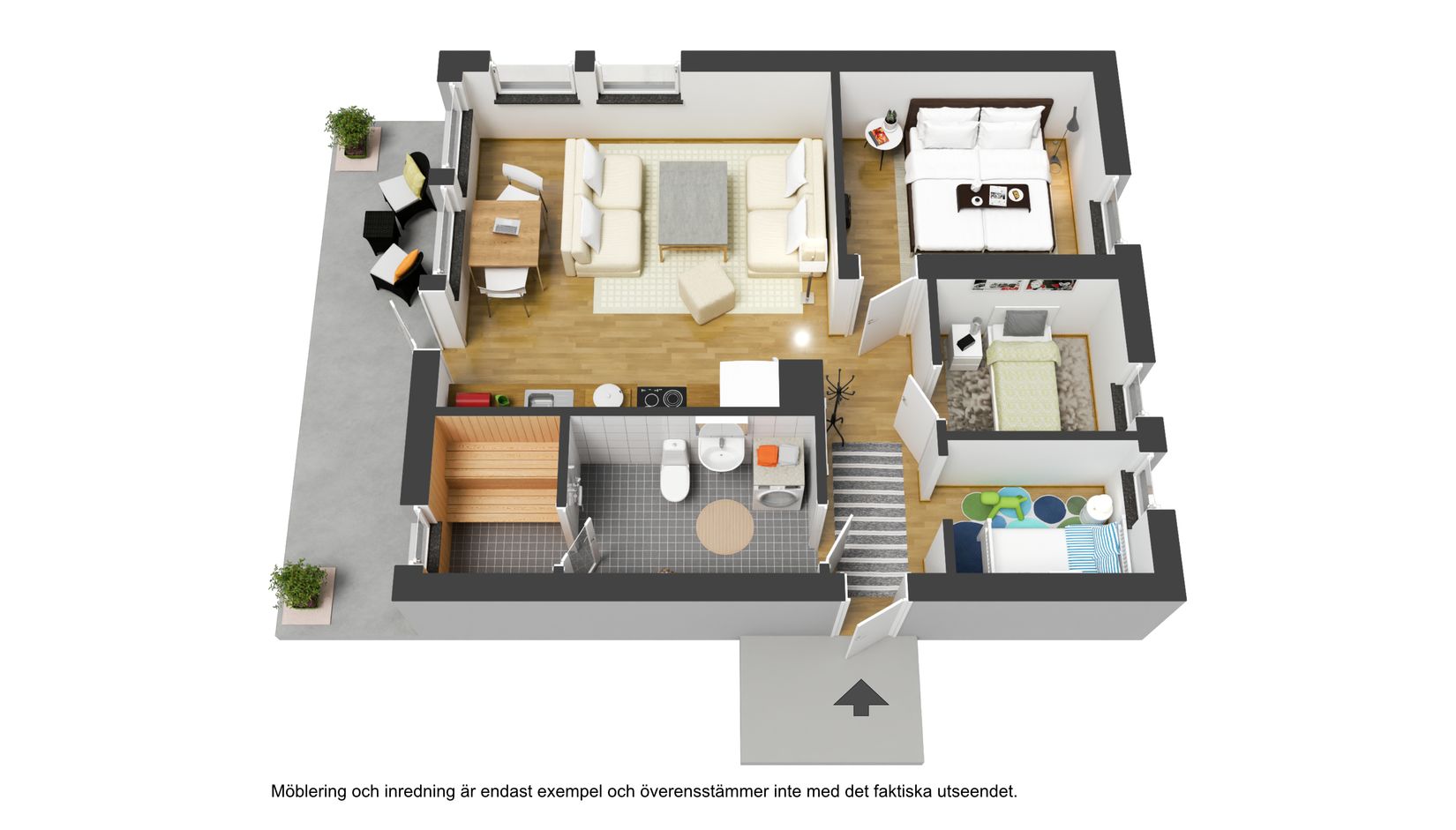 Fritidshus, Birgittas väg 15C, Hemavan