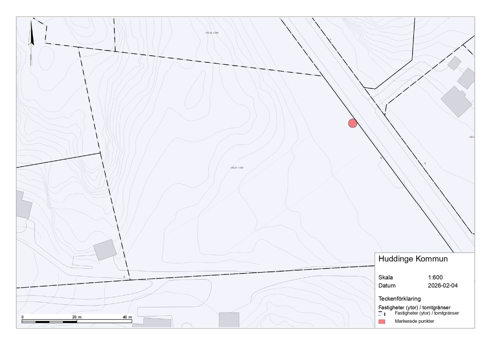 Tomt, Helmerdalsvägen 28, Vidja, Huddinge