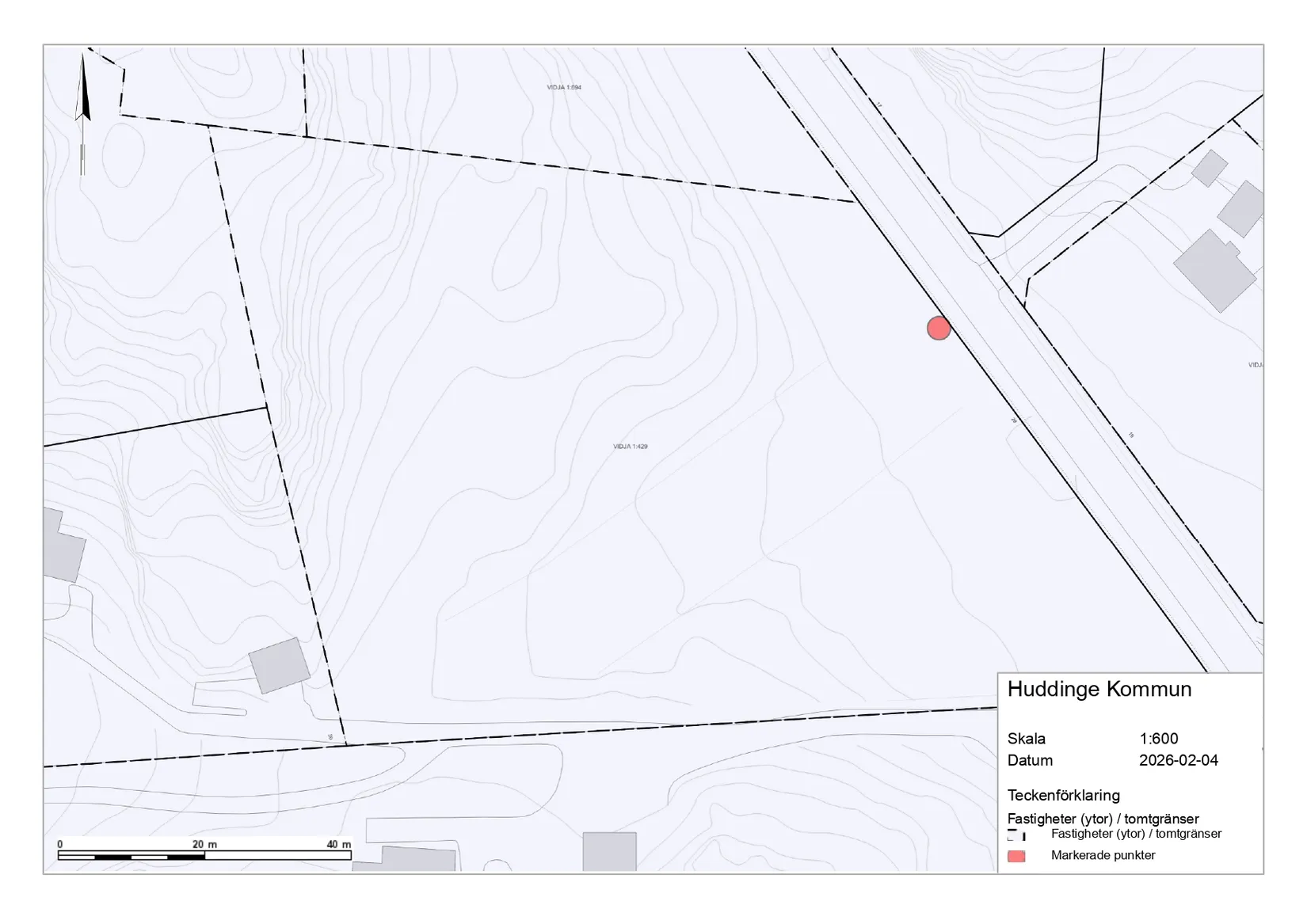 Tomt, Helmerdalsvägen 28, Vidja, Huddinge
