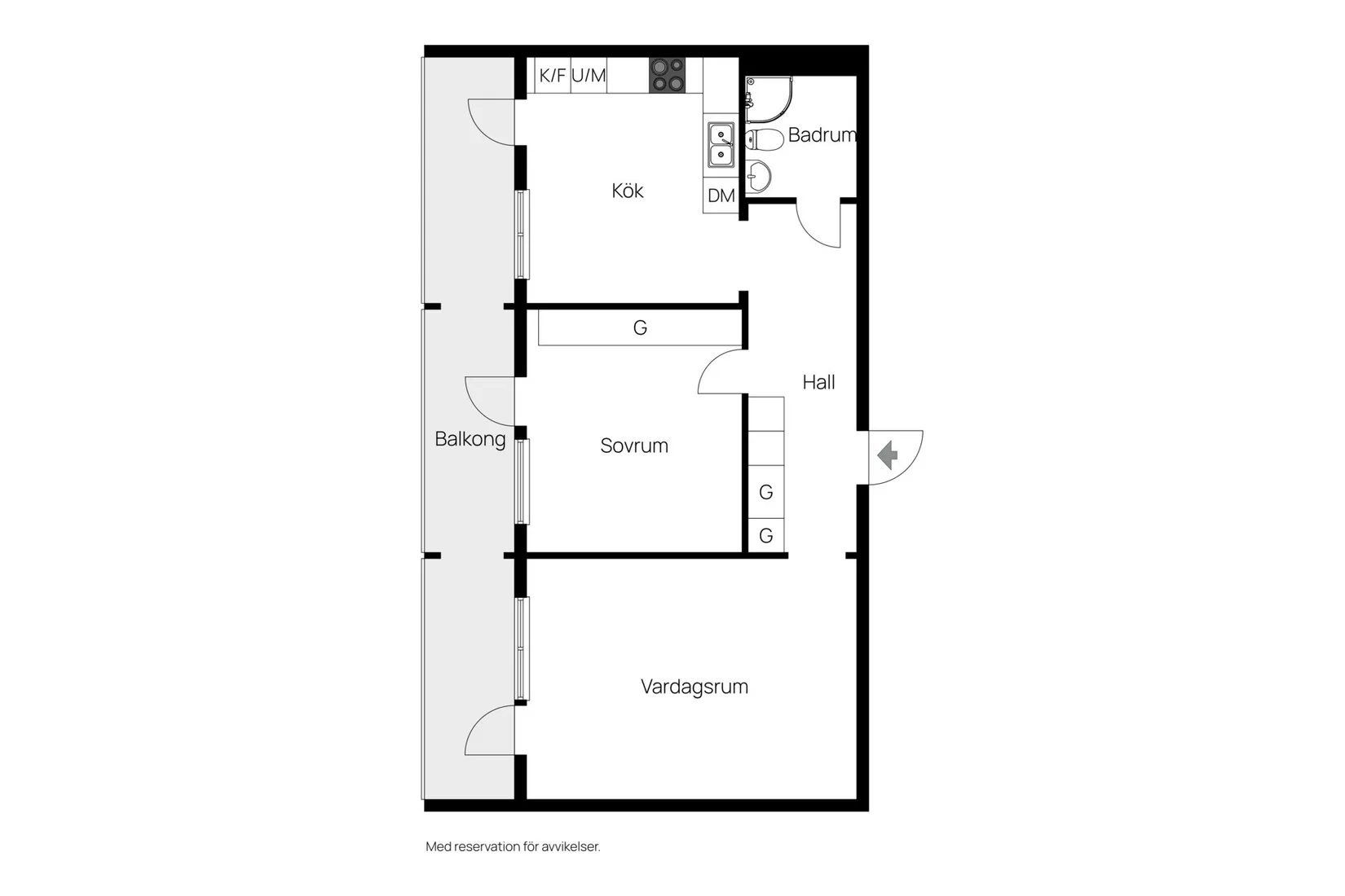 Bostadsrätt, Furuvägen 14F, Åsa, Oskarshamn