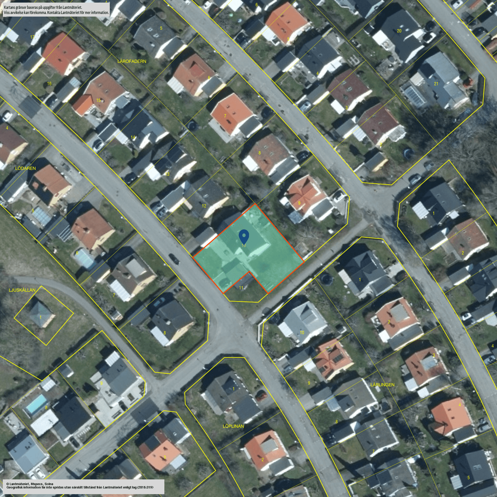 Villa, Ryttaregången 21, Linköping