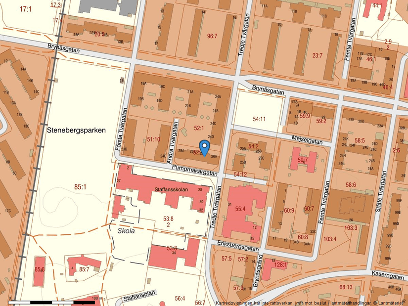 Bostadsrätt, Tredje Tvärgatan 26B, Brynäs, Gävle