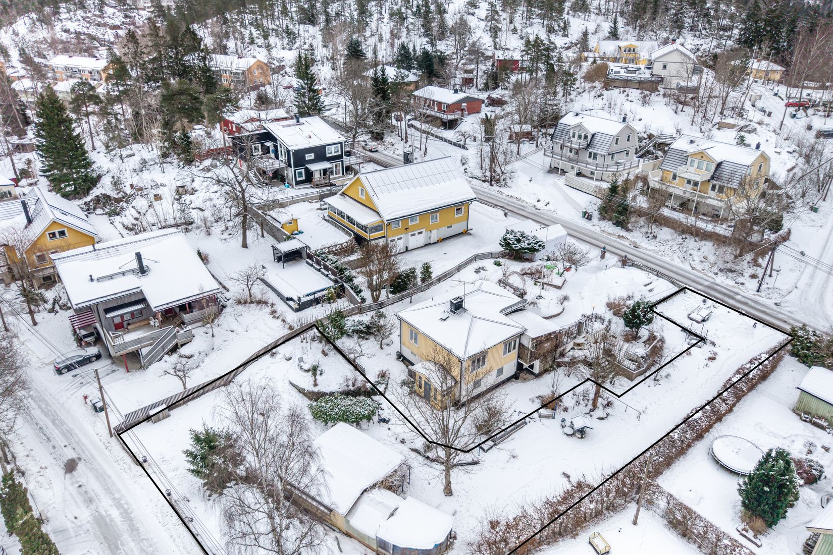 Tomt, Lilla Solgårdsvägen 22, Solgård, Huddinge