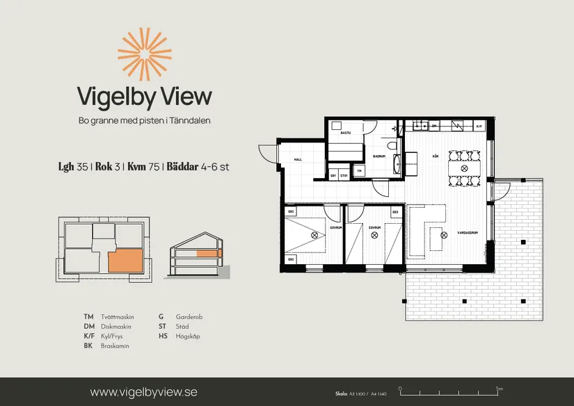 Bostadsrätt, Lgh 35, Härjedalen