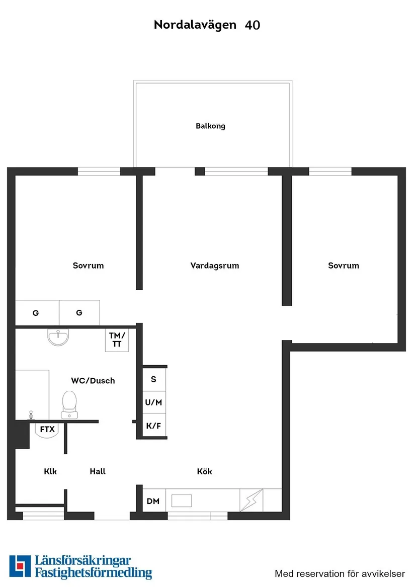 Bostadsrätt, Nordalavägen 40, Vallås, Halmstad