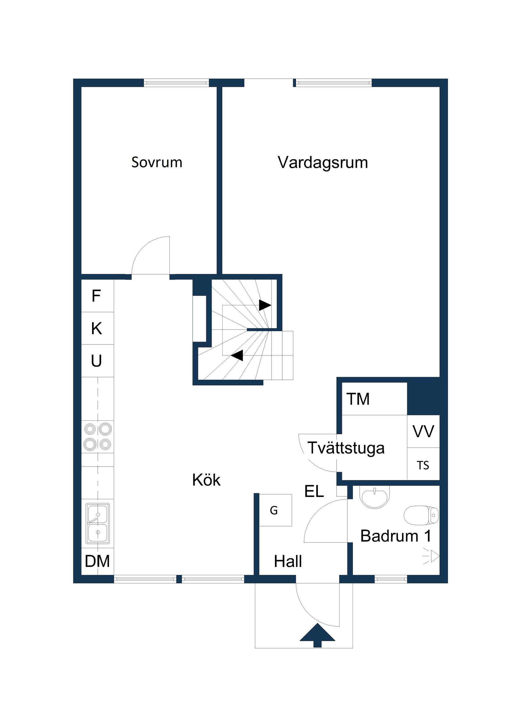 Radhus, Oriongatan 212, Märsta - Steninge, Sigtuna