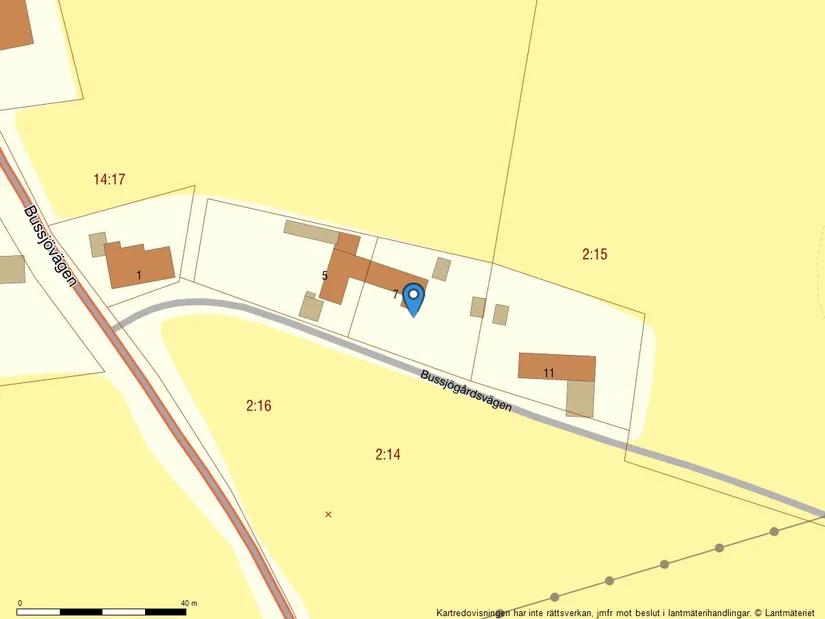 Villa, Bussjögårdsvägen 7, Bussjö, Ystad