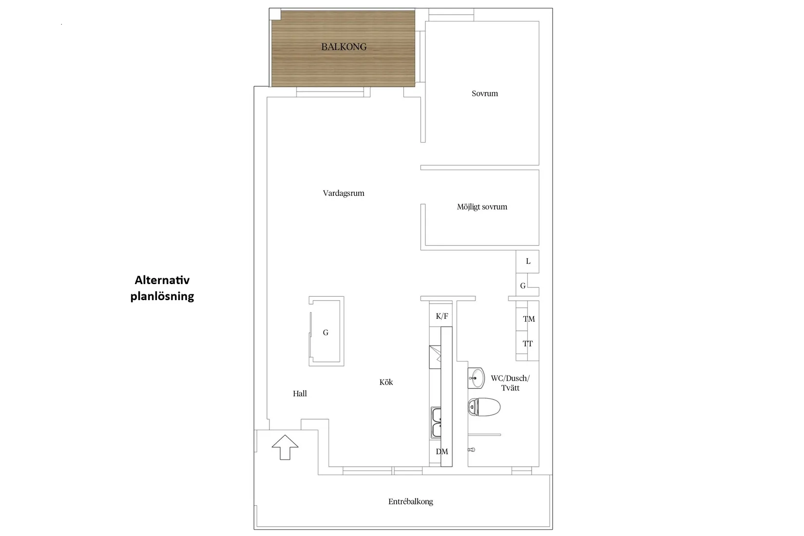 Bostadsrätt, Emils gata 22 Vån 4/4, Annedal, Stockholm