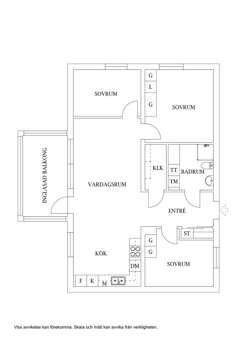 Bostadsrätt, Skogsmyrgatan 7F, Hällbacken, Luleå