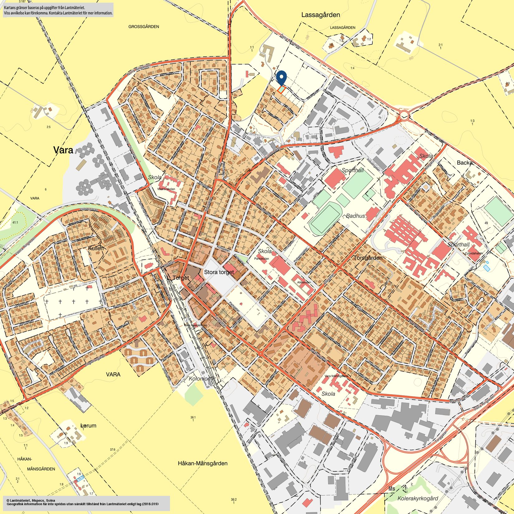 Villa, Sadelgatan 11, Centrala Vara, Vara