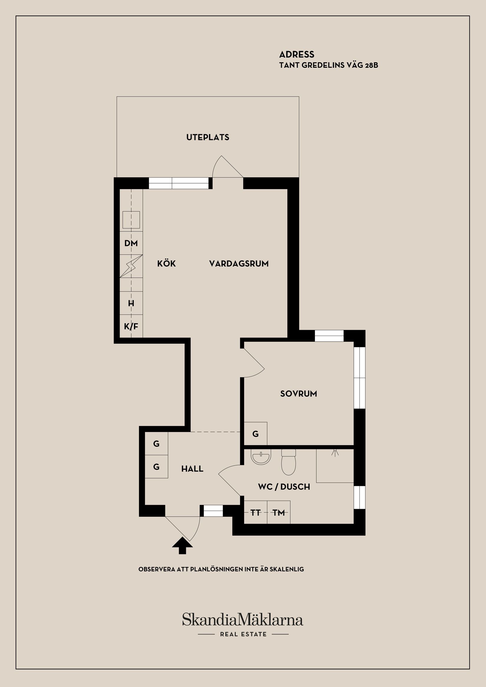 Radhus, Tant Gredelins väg 28B, Botkyrka