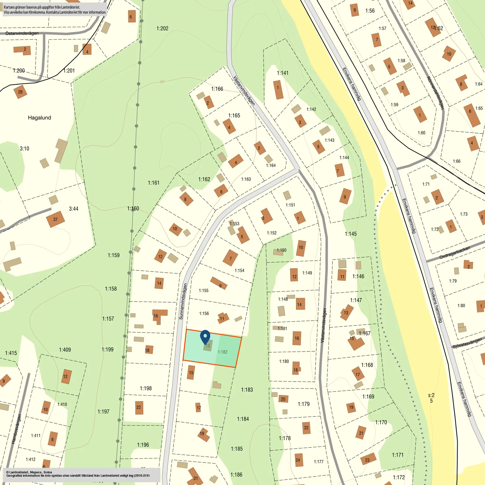 Fritidshus, Sunnanvindsvägen 13, Bergshamra  - Enviken, Norrtälje