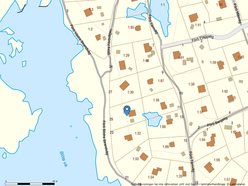 Fritidshus, Förö Södra Strandväg 25, Stora Förö , Göteborg